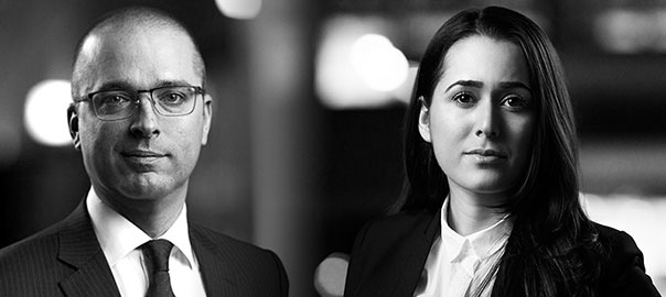Kristian Pedersen och Tahmina Sahibli