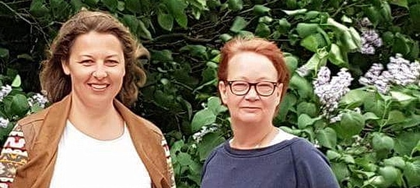 Elena Lopez och Marie Anzelius